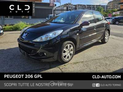Peugeot 206 206 Plus 5p 1.1 Trendy eco-Gpl Nero usata Torino