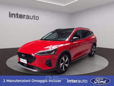 Ford Focus Focus 1.0 EcoBoost Hybrid 125 CV Powershift SW Active Rosso usata Monza