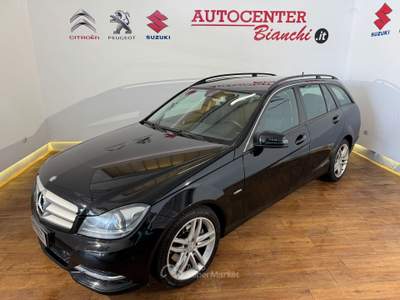 Mercedes-Benz Classe C 2.1 cdi (be) Elegance 4matic auto Nero usata Castelnovo ne' Monti