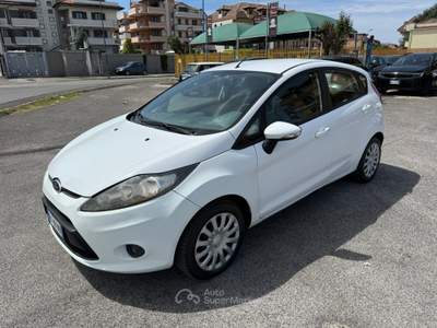 Ford Fiesta 1.4TDCI 70CV 5PORTE Bianco usata giugliano in campania
