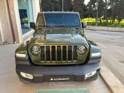 Jeep Wrangler Unlimited 2.0 PHEV ATX 4xe Sahara Verde usata Carovigno