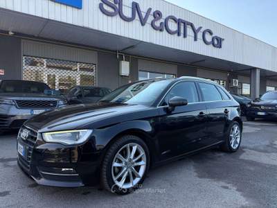 Audi A3 Sportback 1.6 tdi FARI A LED Nero usata Lallio