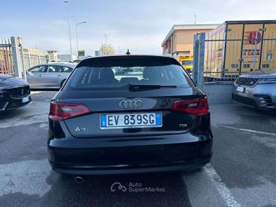 Audi A3 Sportback 1.6 tdi FARI A LED Nero usata Lallio
