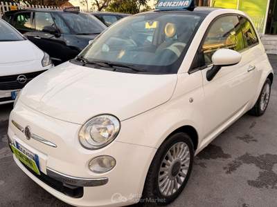 Fiat 500 900 BENZINA Lounge 12/2011 100.000 KM Bianco usata Giugliano in Campania