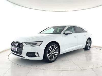 Audi A6 A6 50 2.0 tfsi e business advanced quattro camera 360°+pelle+c.19" Bianco usata Ghedi