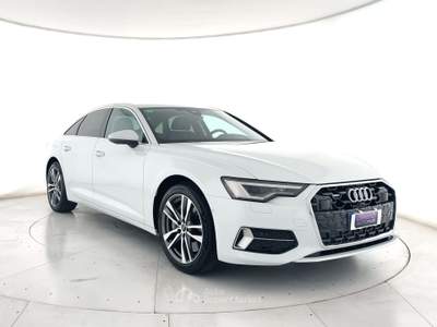 Audi A6 A6 50 2.0 tfsi e business advanced quattro camera 360°+pelle+c.19" Bianco usata Ghedi