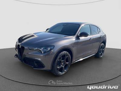 Alfa Romeo Stelvio 2.2 Turbodiesel 210 CV AT8 Q4 Veloce KM0 Grigio usata Nola