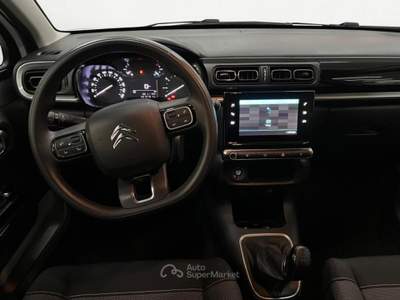 Citroen C3 1.2 puretech Shine s&amp;s 83cv KM 19.800 Bianco usata Nola