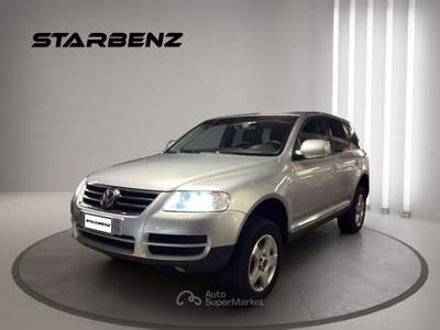 Volkswagen Touareg Touareg I 2.5 tdi R5-PELLE Argento usata Torbole Casaglia