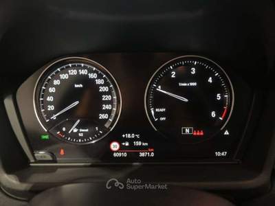 BMW X1 X1 BMW X1 16D 115CV 6M. S-DRIVE BUSINESS ADVANTAGE ( Nero usata Salerno