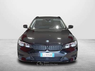 BMW Serie 3 318d 318 BMW 318D TOURING 150CV STEPTRONIC 48V BUSINESS ADV Nero usata Salerno