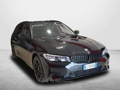 BMW Serie 3 318d 318 BMW 318D TOURING 150CV STEPTRONIC 48V BUSINESS ADV Nero usata Salerno