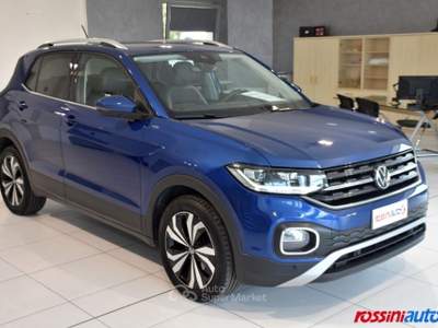 Volkswagen T-Cross 1.0 TSI 110 CV DSG ADVANCED + R17 MANILA + TECH PA Blu/Azzurro usata Quinzano D'oglio