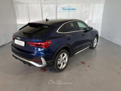 Audi Q3 SPB SPORTBACK 1.5 tfsi S tronic S line +CERCHI 20" Blu/Azzurro usata Monticello d'Alba