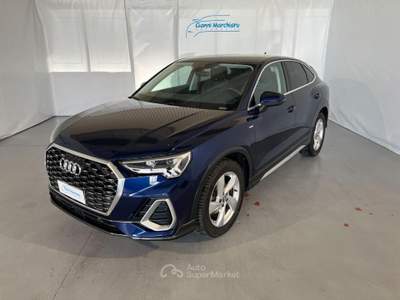 Audi Q3 SPB SPORTBACK 1.5 tfsi S tronic S line +CERCHI 20" Blu/Azzurro usata Monticello d'Alba