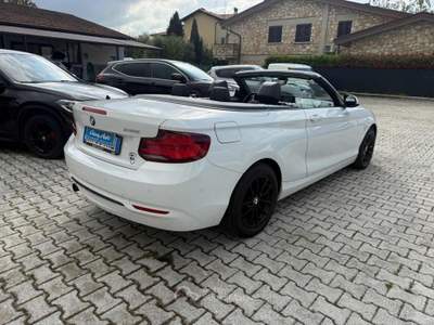 BMW Serie 2 218i i Cabrio Sport Bianco usata Pieve a Nievole