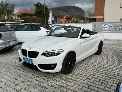BMW Serie 2 218i i Cabrio Sport Bianco usata Pieve a Nievole