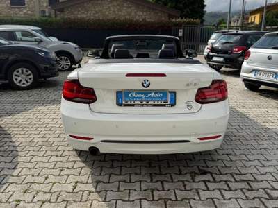 BMW Serie 2 218i i Cabrio Sport Bianco usata Pieve a Nievole