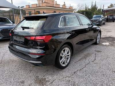 Audi A3 SPB 2000 TDI BUSINESS ADVANCED PORTAB.AUT Nero usata Roma