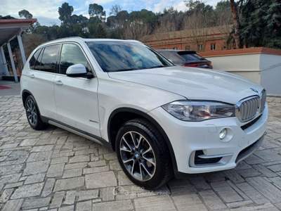 BMW X5 XDRIVE 25D AUTOM. 231CV 7POSTI TETTO NAV PELLE ITA Bianco usata Roma