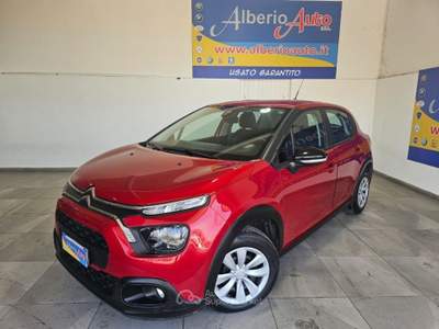 Citroen C3 BlueHDi 100 S&S Van Feel Rosso usata ADRANO