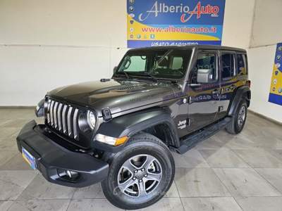 Jeep Wrangler Unlimited 2.2 Mjt II Night Eagle Grigio usata ADRANO