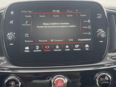 Fiat 500 1.2 Sport Car Play Bluetooth Euro 6D Nero usata Fiumicino