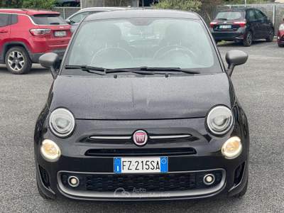 Fiat 500 1.2 Sport Car Play Bluetooth Euro 6D Nero usata Fiumicino