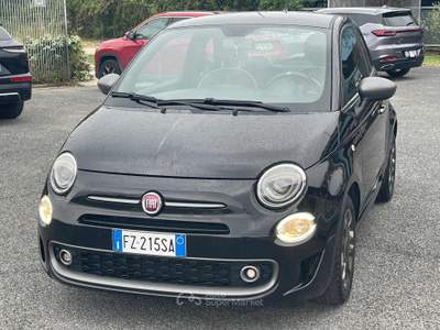 Fiat 500 1.2 Sport Car Play Bluetooth Euro 6D Nero usata Fiumicino