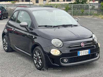 Fiat 500 1.2 Sport Car Play Bluetooth Euro 6D Nero usata Fiumicino