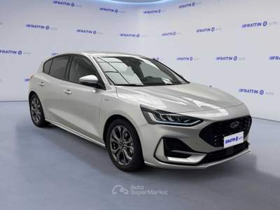 Ford Focus Focus 1.0 Ecoboost Hybrid 125 Cv 5p. St-Line Argento usata Cassola
