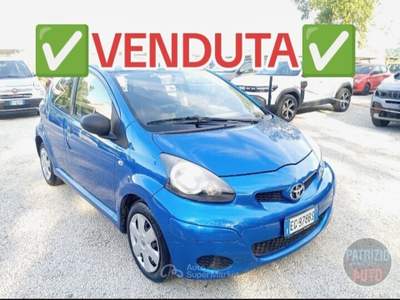Toyota Aygo 5 porte Now Connect Blu/Azzurro usata Ponzano Romano