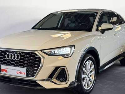 Audi Q3 Sportback 35 1.5 tfsi S line S-tronic camera 18" Bianco usata Monte Compatri