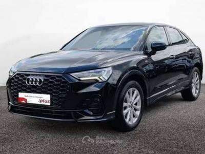 Audi Q3 Sportback 35 1.5 tfsi S line S-tronic Identity black 2023 18" Nero usata Monte Compatri