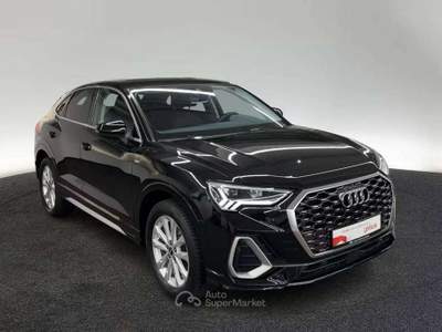 Audi Q3 Sportback 35 1.5 tfsi S line S-tronic 2023 18" Nero usata Monte Compatri
