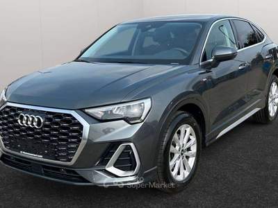 Audi Q3 Sportback 35 1.5 tfsi S line S-tronic 2022 camera 18" Grigio usata Monte Compatri