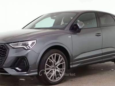 Audi Q3 Sportback 35 1.5 tfsi S line S-tronic Identity black 2022 camera 19" Grigio usata Monte Compatri