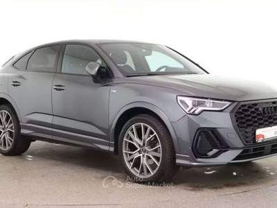 Audi Q3 Sportback 35 1.5 tfsi S line S-tronic Identity black 2022 camera 19" Grigio usata Monte Compatri