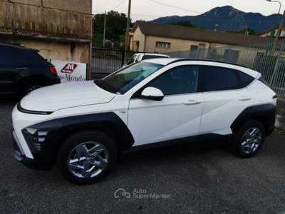 Hyundai Kona 1.0 t-gdi 48v x line 2wd 120cv mt Bianco usata Fisciano
