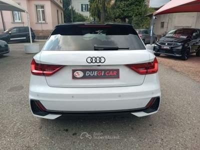 Audi A1 SPB 30 TFSI S tronic S line edition Identity Black Bianco usata Varese
