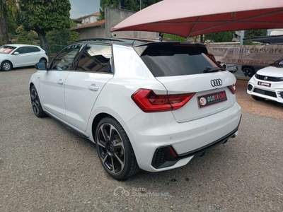 Audi A1 SPB 30 TFSI S tronic S line edition Identity Black Bianco usata Varese