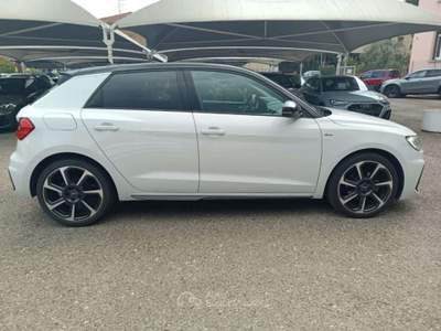 Audi A1 SPB 30 TFSI S tronic S line edition Identity Black Bianco usata Varese