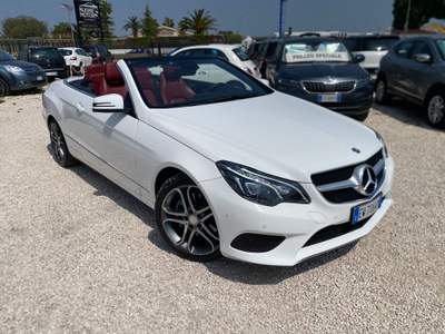 Mercedes-Benz Classe E E 220 BlueTEC Cabrio Premium Bianco usata Corato