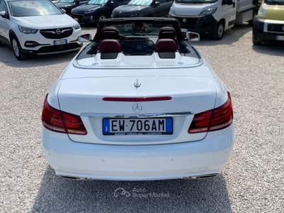 Mercedes-Benz Classe E E 220 BlueTEC Cabrio Premium Bianco usata Corato