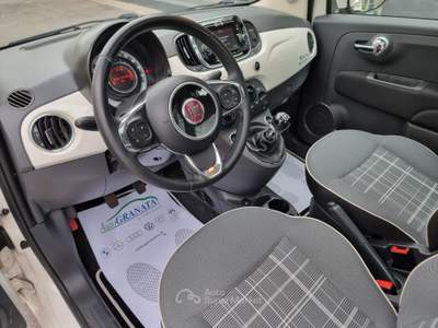 Fiat 500 1.2 Lounge 69cv Bianco usata Trentola Ducenta