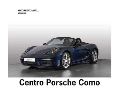 Porsche Boxster 718 2.0 300cv - CAMBIO MANUALE - NAVI - TELECAMERA Blu/Azzurro usata Grandate