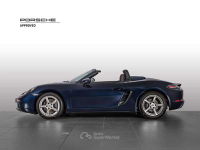 Porsche Boxster 718 2.0 300cv - CAMBIO MANUALE - NAVI - TELECAMERA Blu/Azzurro usata Grandate