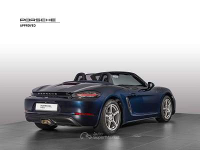 Porsche Boxster 718 2.0 300cv - CAMBIO MANUALE - NAVI - TELECAMERA Blu/Azzurro usata Grandate