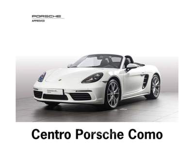 Porsche Boxster 718 300cv pdk-Sed. Riscaldati-Navi-Iva esposta Bianco usata Grandate