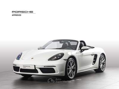 Porsche Boxster 718 300cv pdk-Sed. Riscaldati-Navi-Iva esposta Bianco usata Grandate